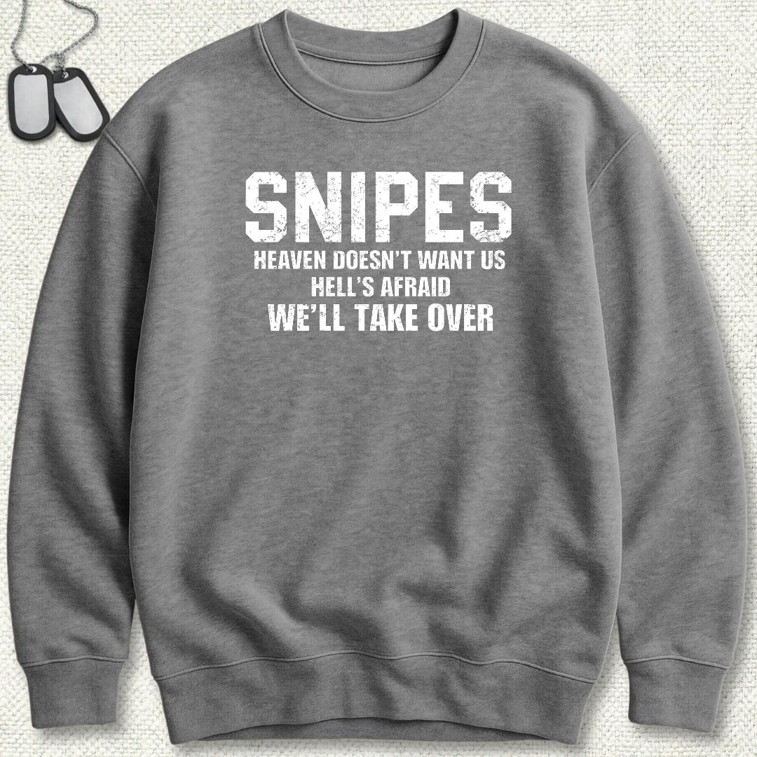 Snipes - Hell's Afraid Sweatshirt - Graphite Heather