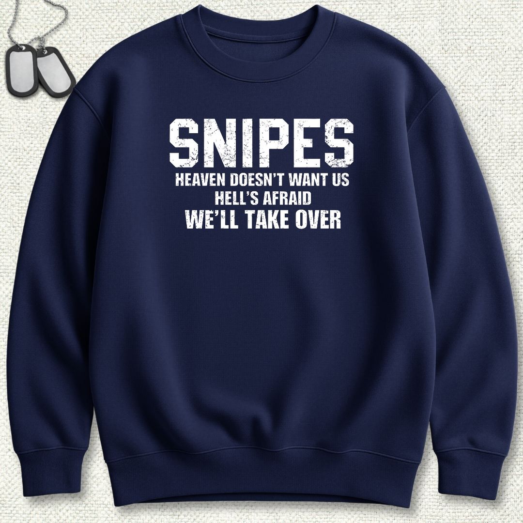 Snipes - Hell's Afraid Sweatshirt - Navy