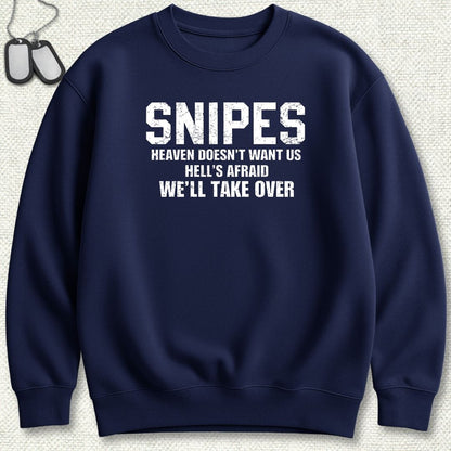 Snipes - Hell's Afraid Sweatshirt - Navy