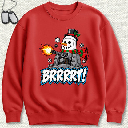 Snowball BRRRRT! Sweatshirt - Red