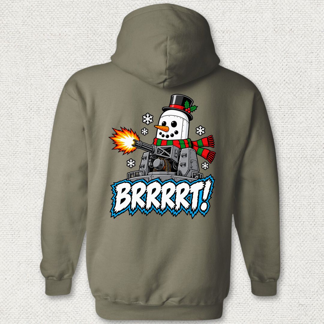 Snowball BRRRRT! Hoodie - Military Green