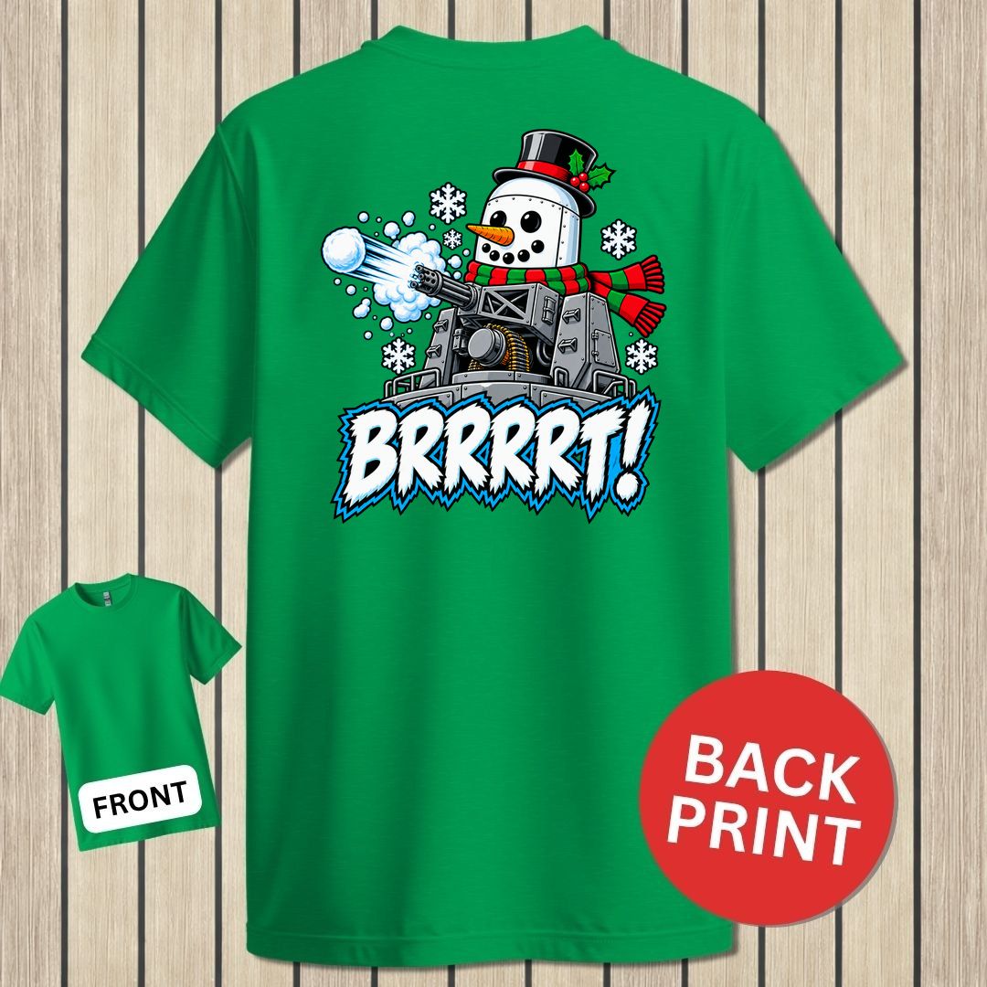 Snowman BRRRRT! - Irish Green