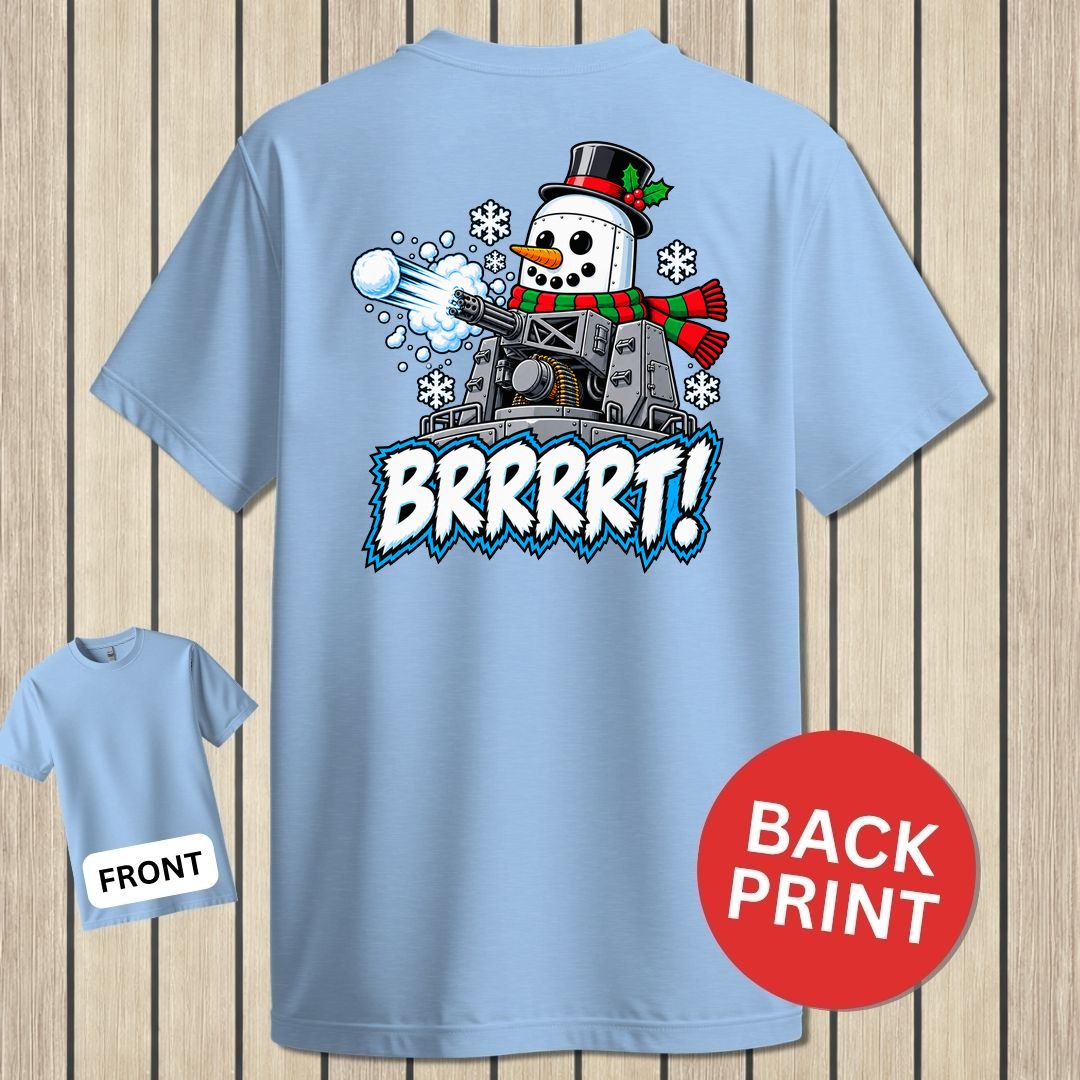 Snowman BRRRRT! - Light Blue