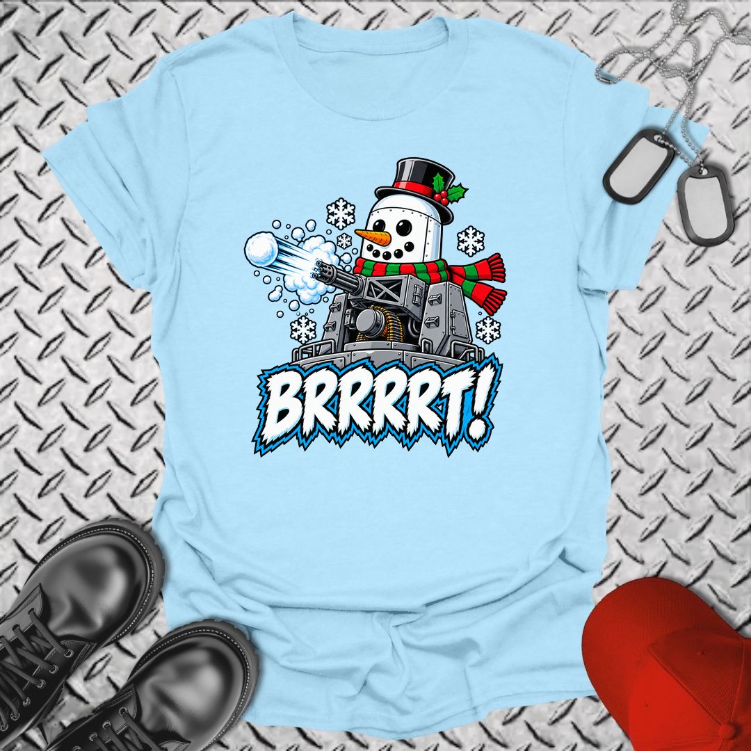Snowman BRRRRT! - Light Blue