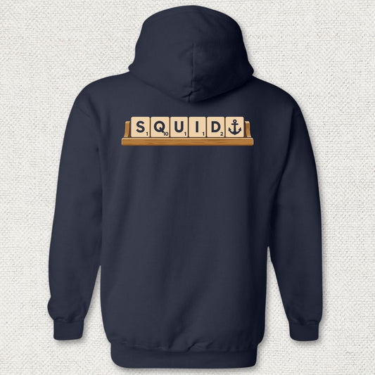 Squid Tiles Hoodie - Navy