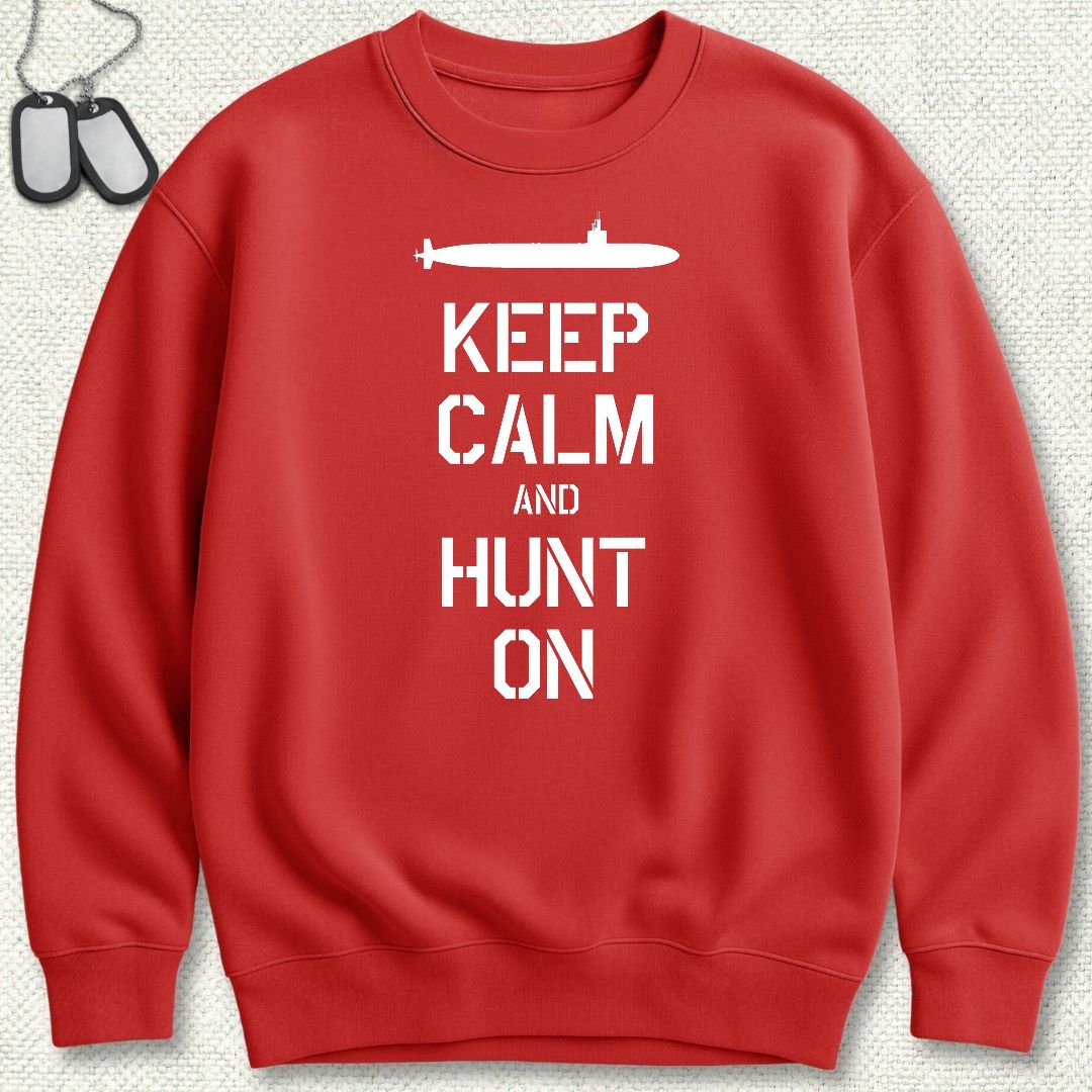SSN - Keep Calm Sweatshirt - Red