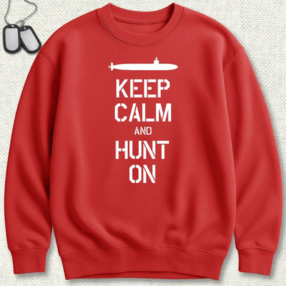 SSN - Keep Calm Sweatshirt - Red