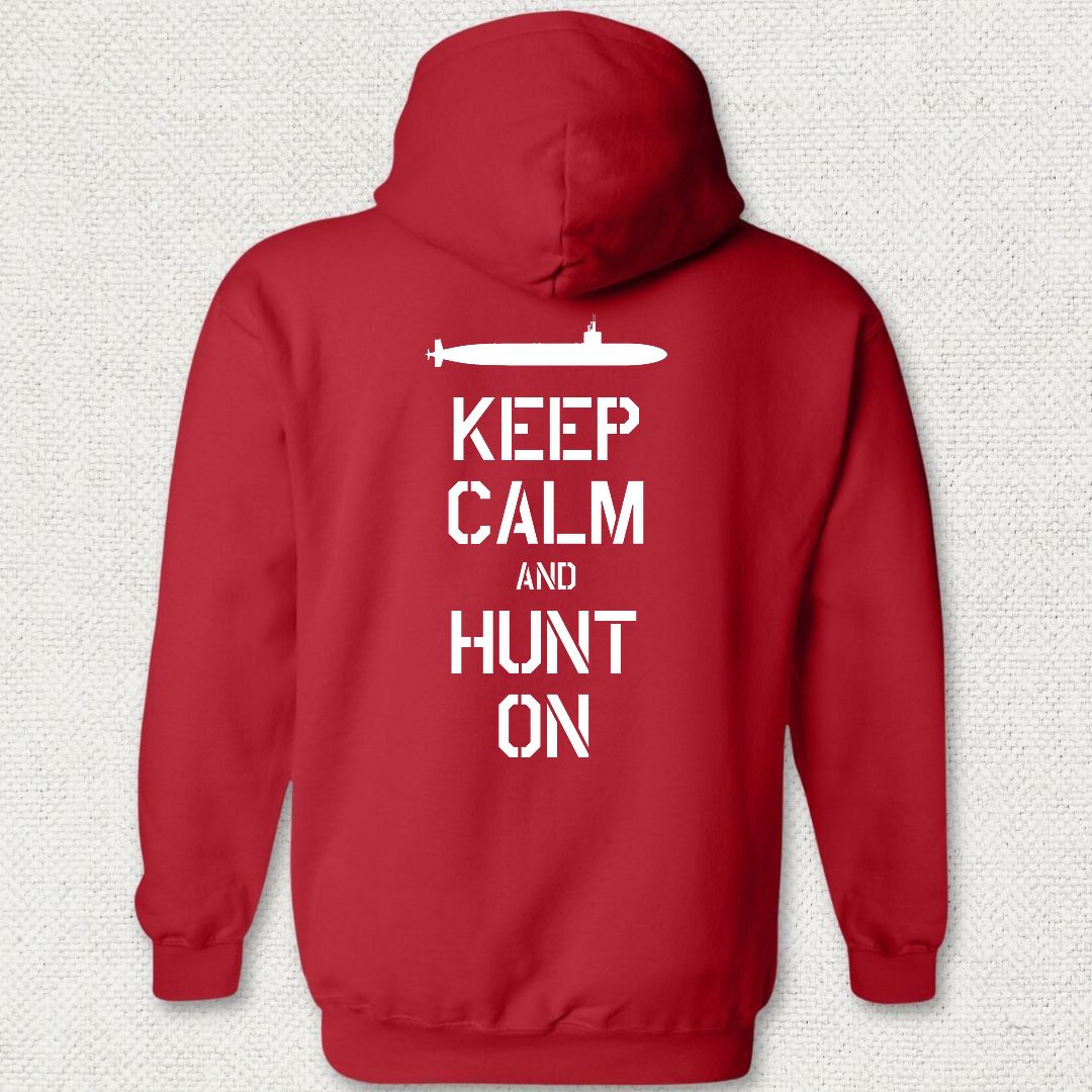 SSN - Keep Calm Hoodie - Red
