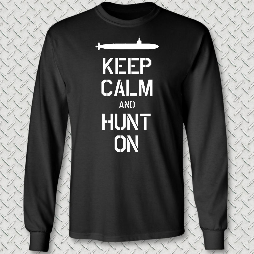 SSN - Keep Calm Long Sleeve Tee - Black
