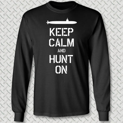 SSN - Keep Calm Long Sleeve Tee - Black