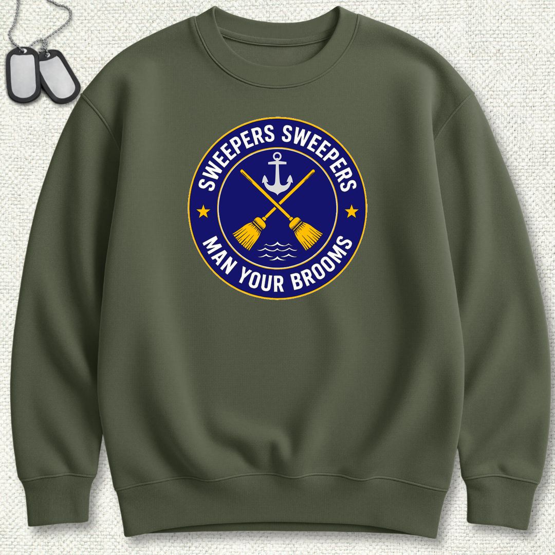 Sweepers Sweepers Sweatshirt - Military Green