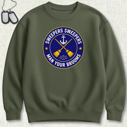 Sweepers Sweepers Sweatshirt - Military Green