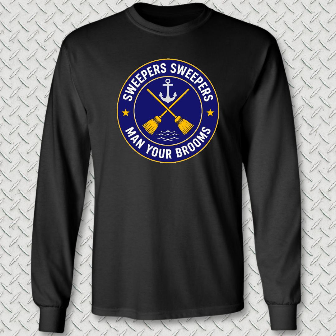 Sweepers Sweepers Long Sleeve Tee - Black