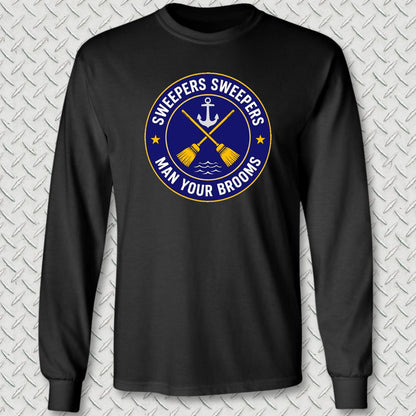 Sweepers Sweepers Long Sleeve Tee - Black