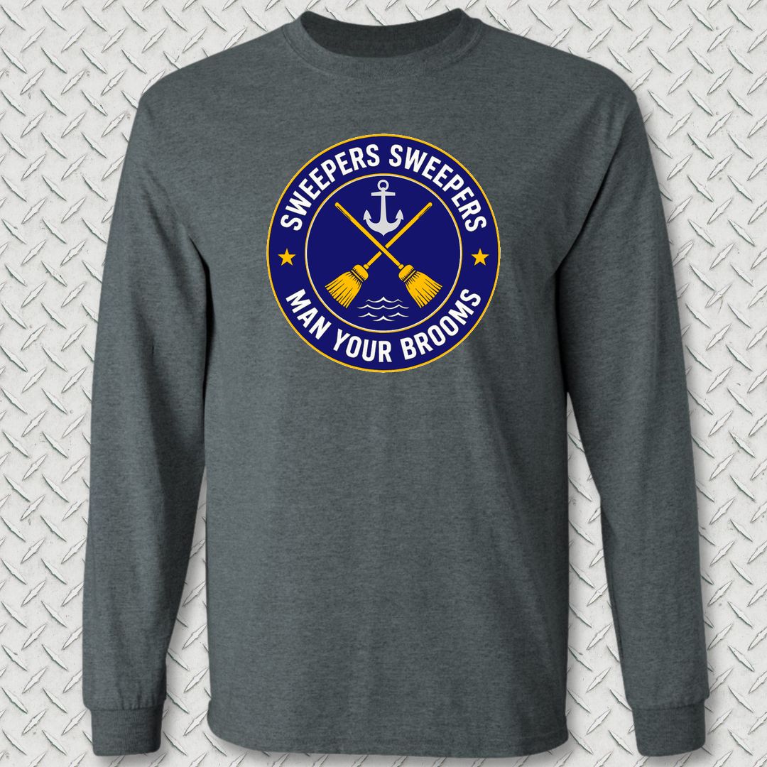 Sweepers Sweepers Long Sleeve Tee - Dark Heather