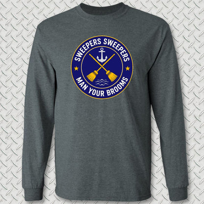 Sweepers Sweepers Long Sleeve Tee - Dark Heather