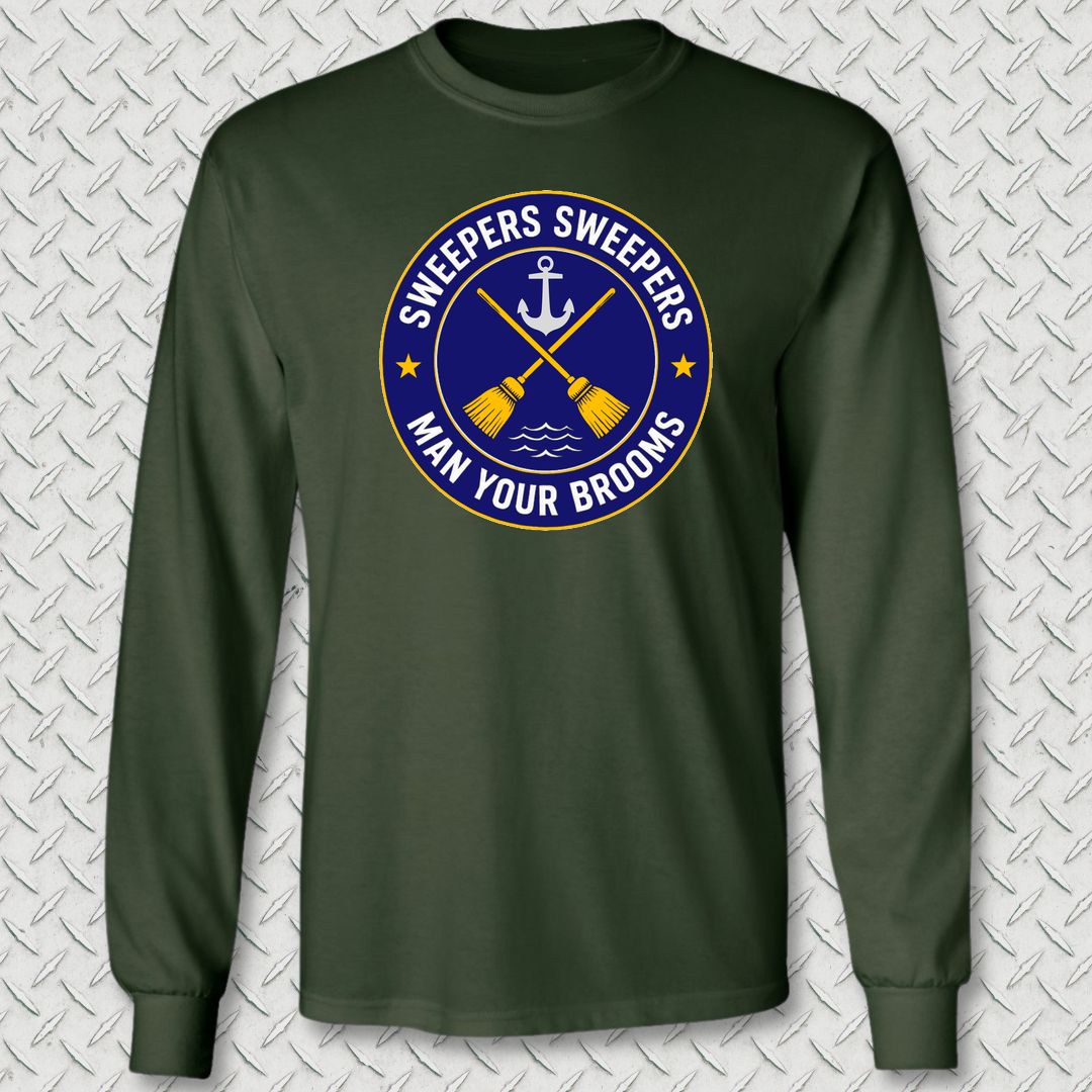 Sweepers Sweepers Long Sleeve Tee - Forest Green