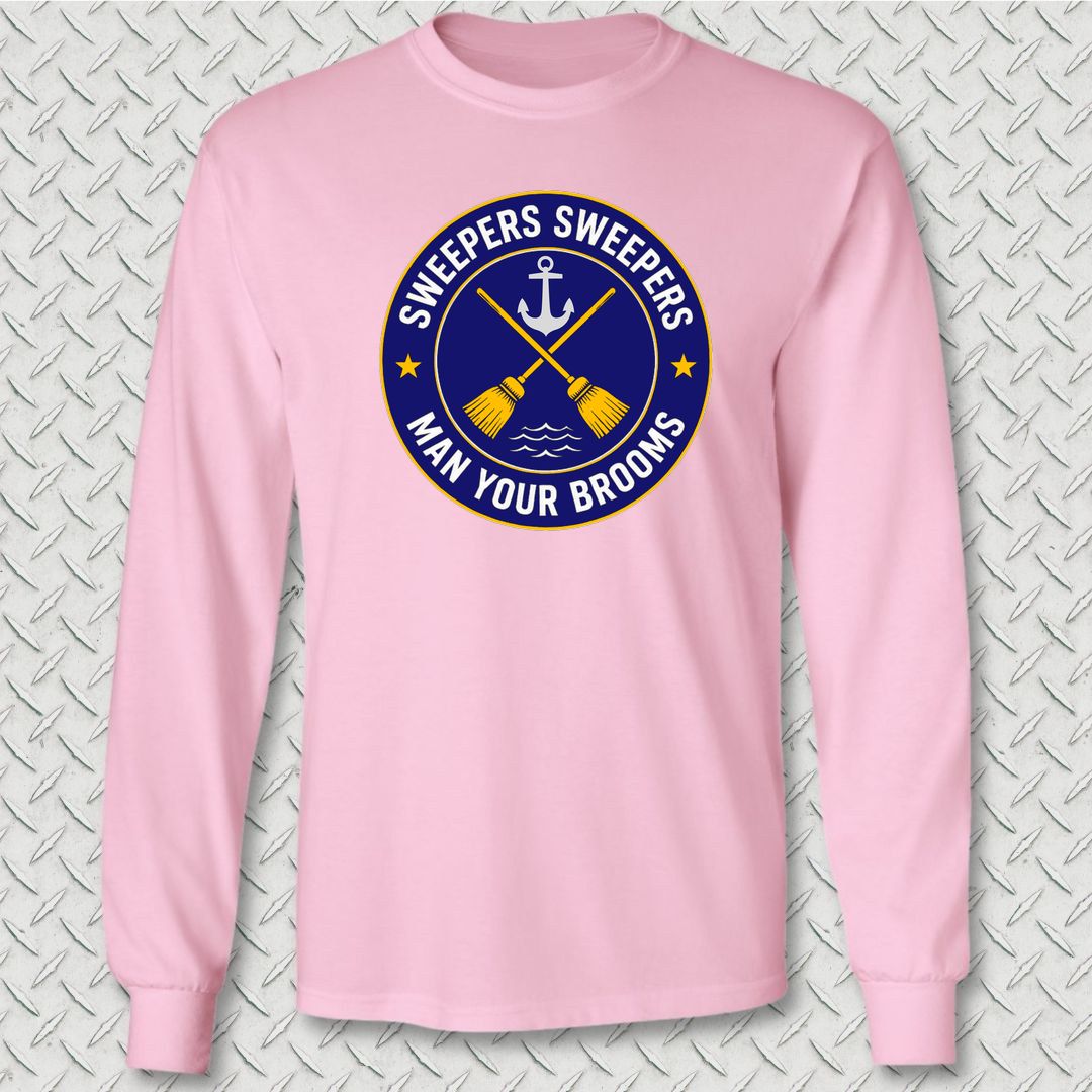 Sweepers Sweepers Long Sleeve Tee - Pink