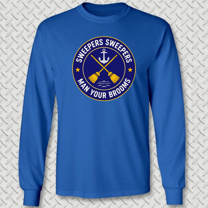 Sweepers Sweepers Long Sleeve Tee - Royal Blue