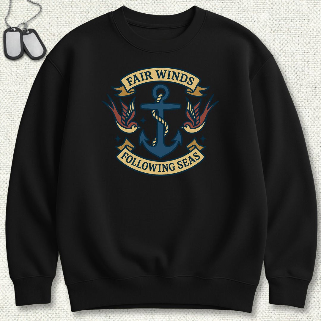 Tattoo - Fair Winds Sweatshirt - Black