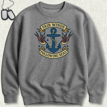Tattoo - Fair Winds Sweatshirt - Graphite Heather