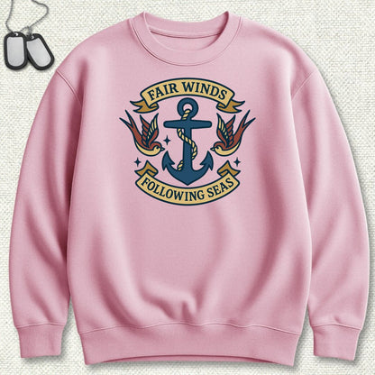 Tattoo - Fair Winds Sweatshirt - Pink