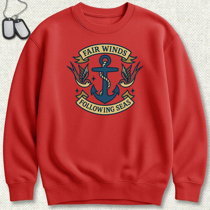 Tattoo - Fair Winds Sweatshirt - Red