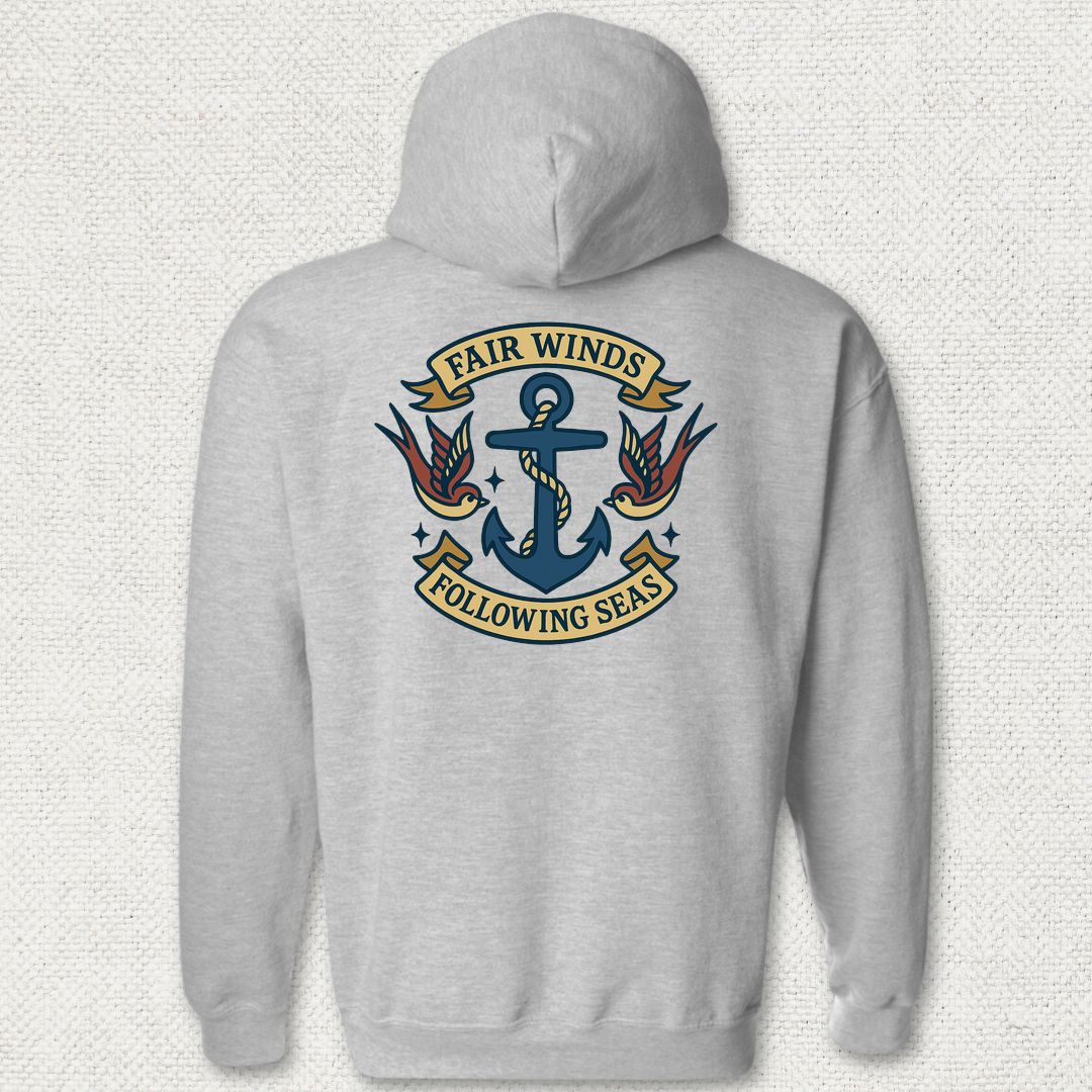 Tattoo - Fair Winds Hoodie - Sport Grey