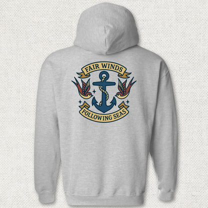 Tattoo - Fair Winds Hoodie - Sport Grey
