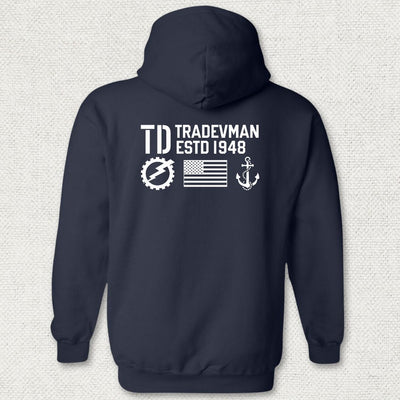 TD - Flag & Anchor Hoodie