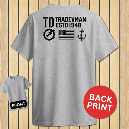 TD - Flag & Anchor - Sport Grey