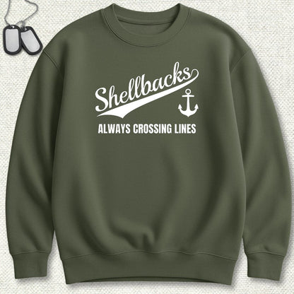 Team Shellbacks Sweatshirt - Military Green