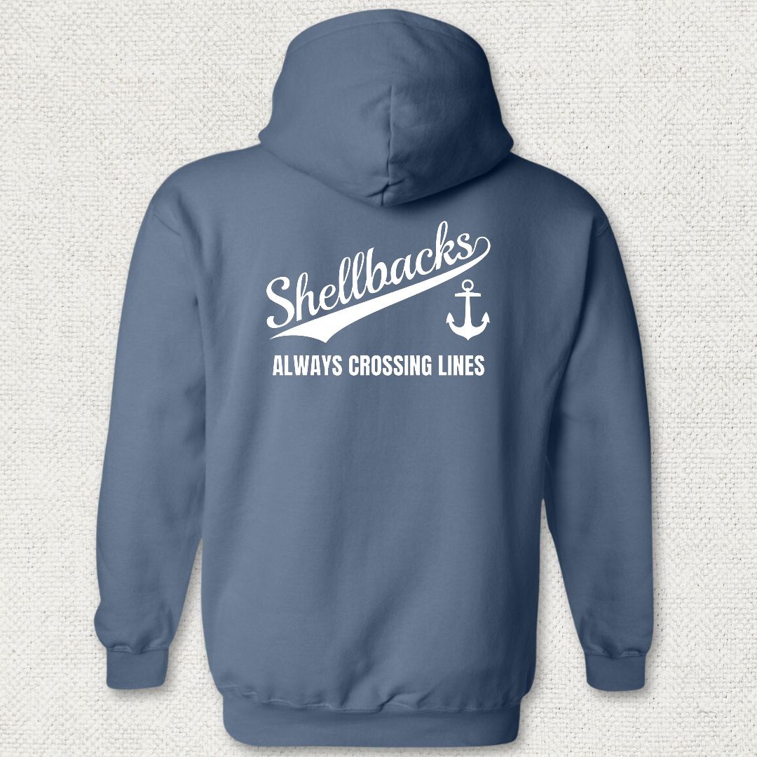 Team Shellbacks Hoodie - Heather Navy