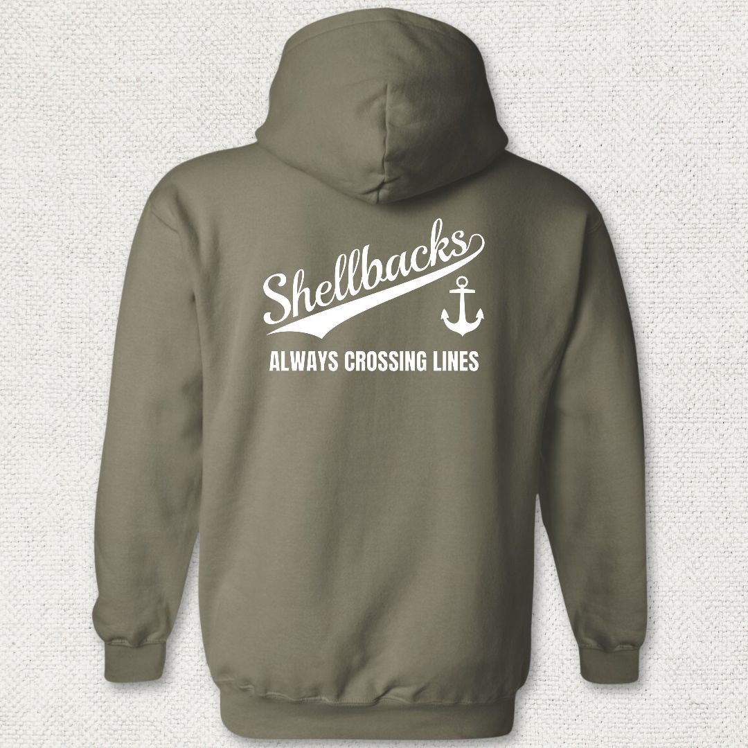 Team Shellbacks Hoodie - Military Green