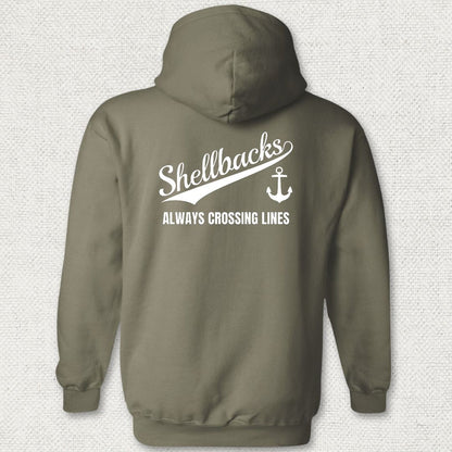 Team Shellbacks Hoodie - Military Green