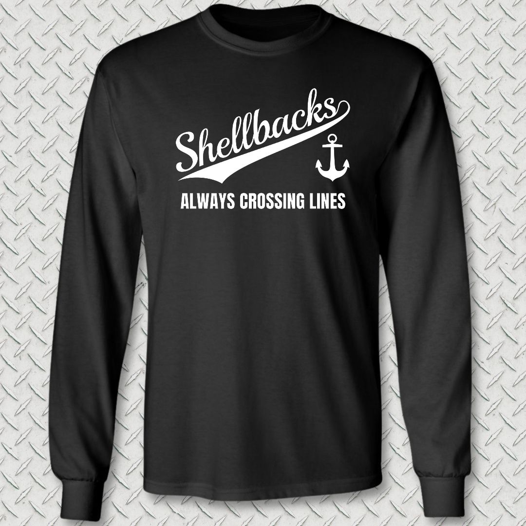Team Shellbacks Long Sleeve Tee - Black