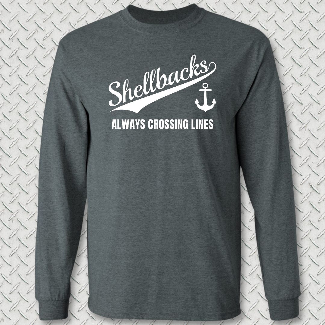 Team Shellbacks Long Sleeve Tee - Dark Heather