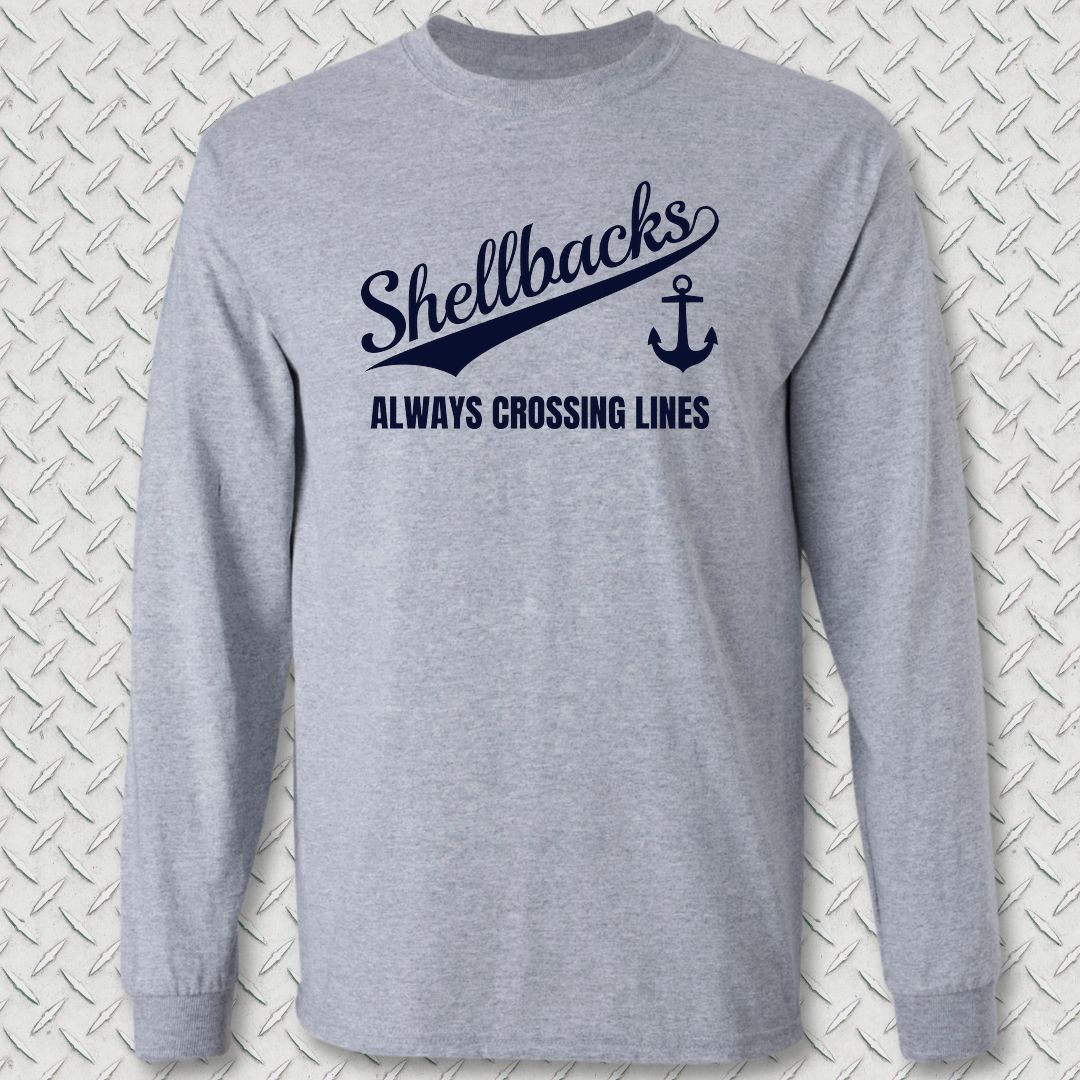 Team Shellbacks Long Sleeve Tee - Sport Grey