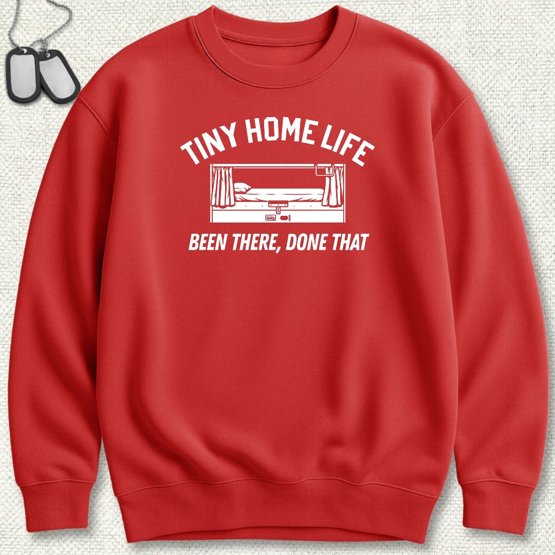 Tiny Home Life Sweatshirt - Red