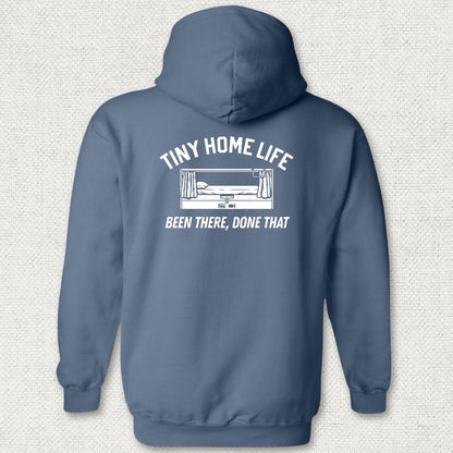Tiny Home Life Hoodie - Heather Navy