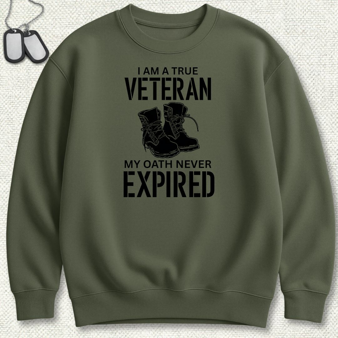 True Veteran Sweatshirt - Military Green