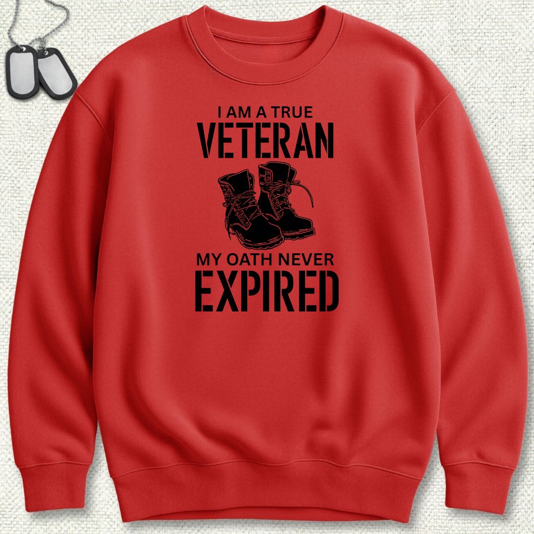 True Veteran Sweatshirt - Red
