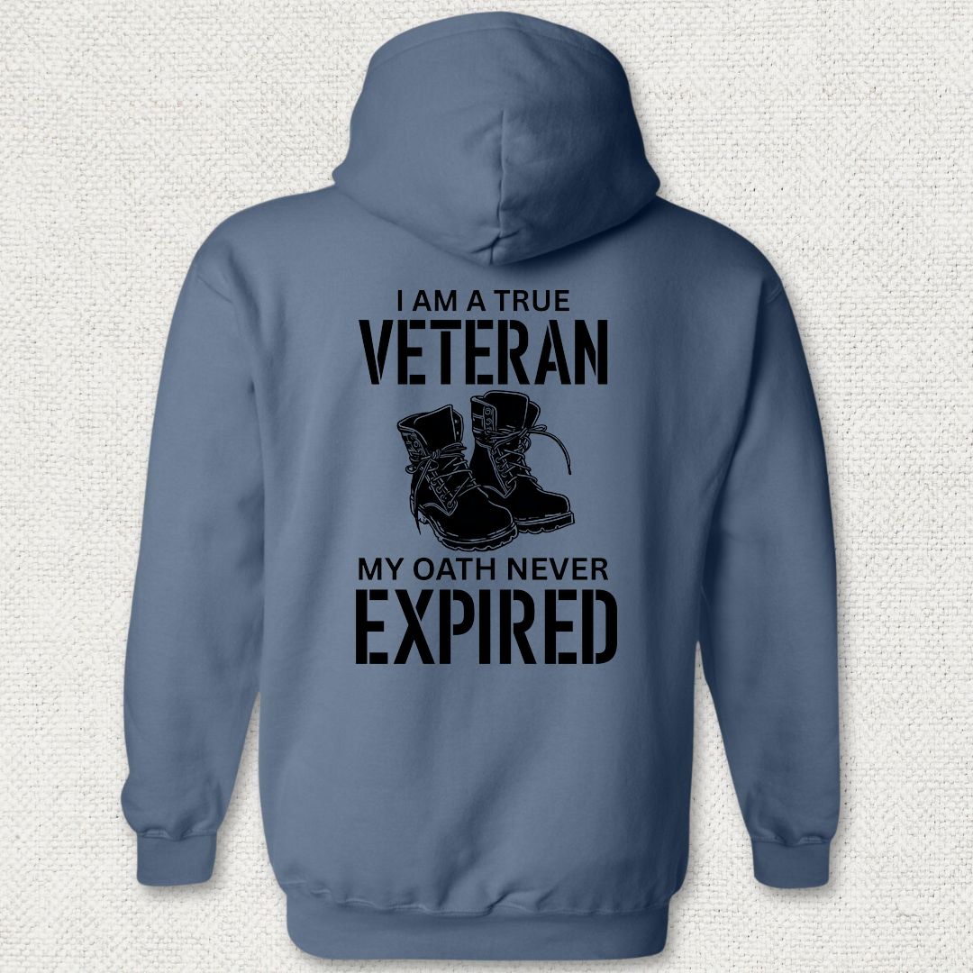 True Veteran Hoodie - Heather Navy