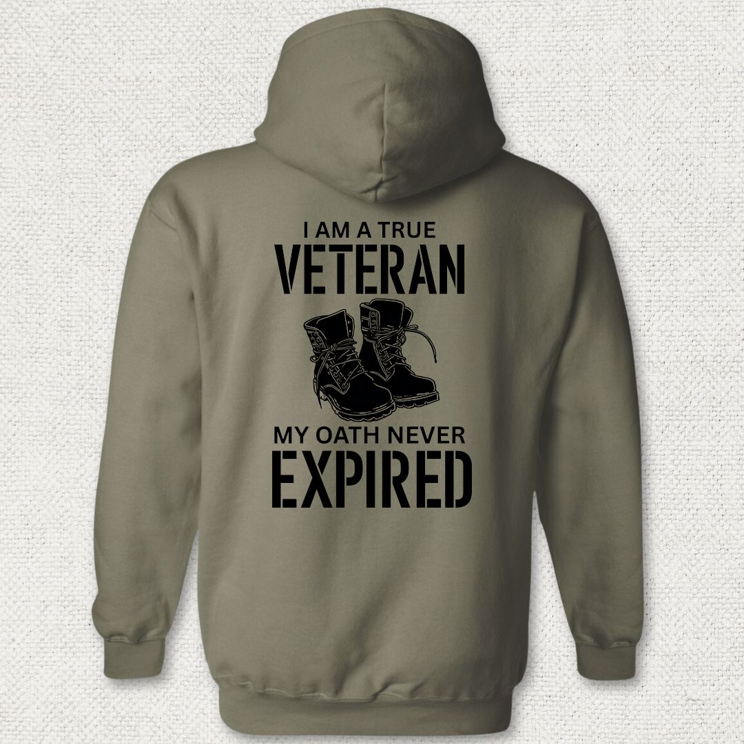 True Veteran Hoodie - Military Green