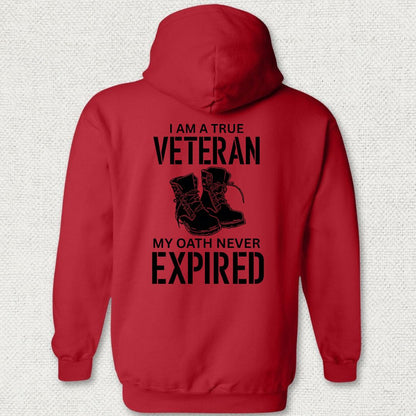 True Veteran Hoodie - Red