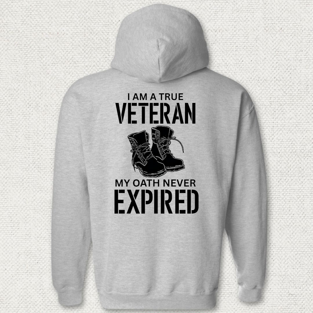 True Veteran Hoodie - Sport Grey
