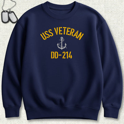 USS Veteran DD-214 Sweatshirt