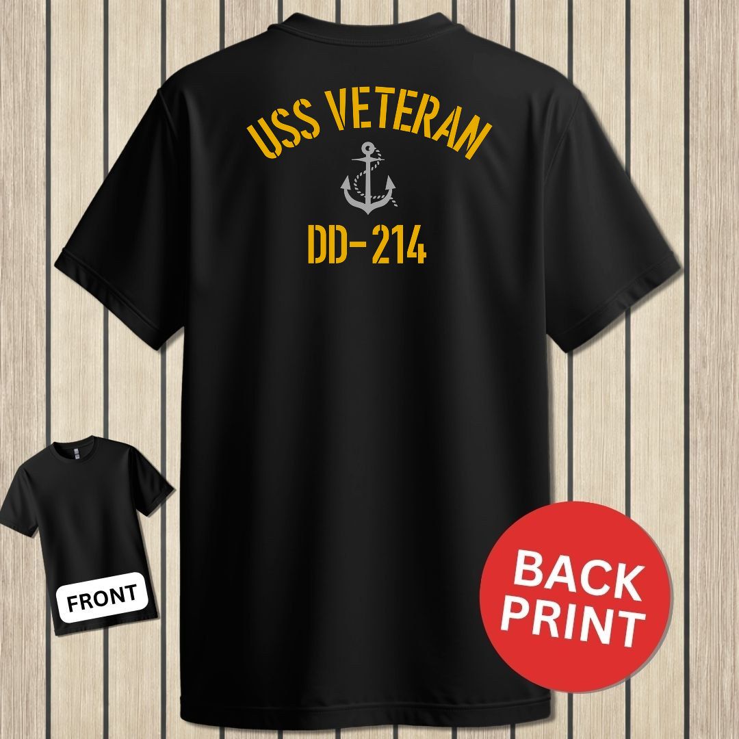 USS Veteran DD-214 - Black