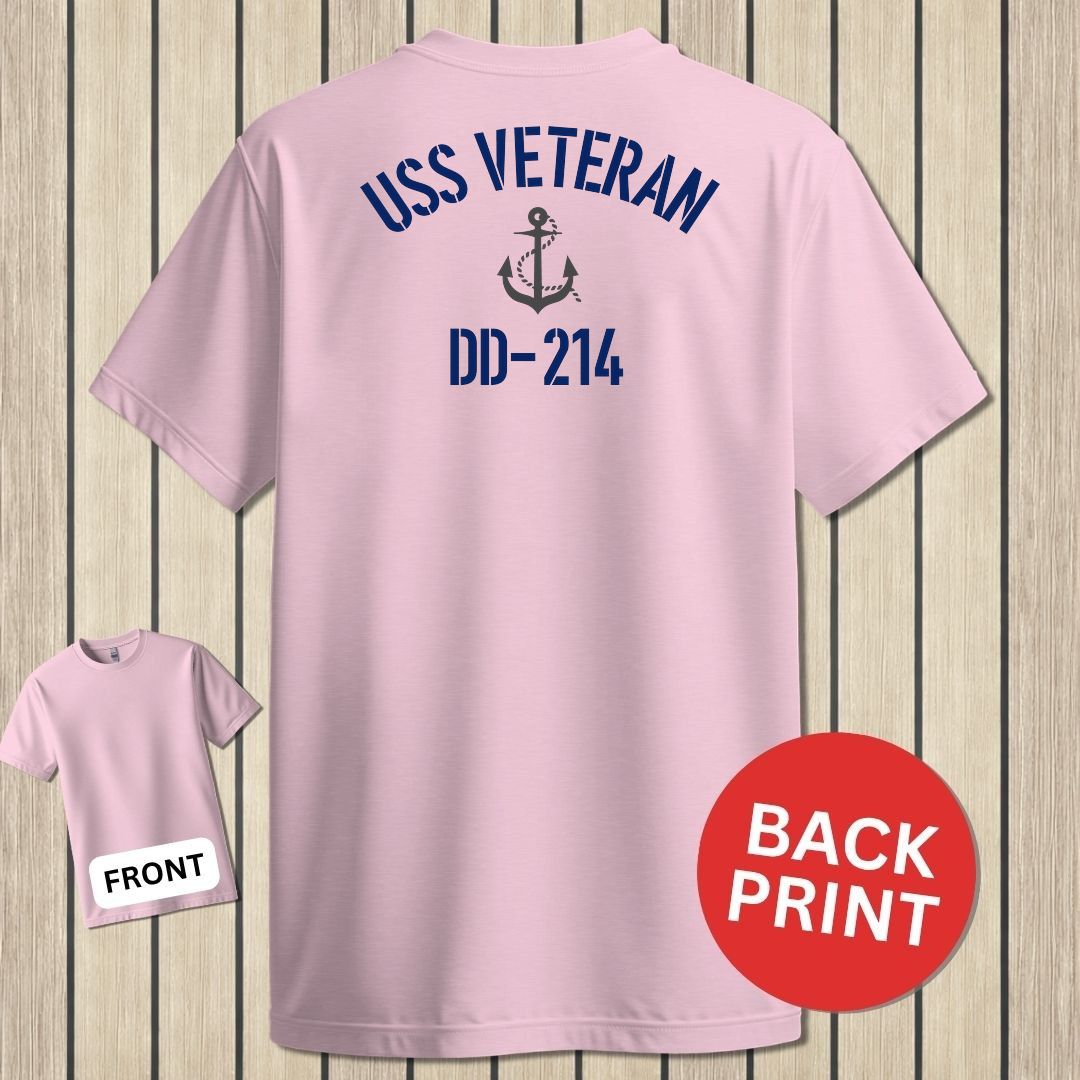 USS Veteran DD-214 - Pink