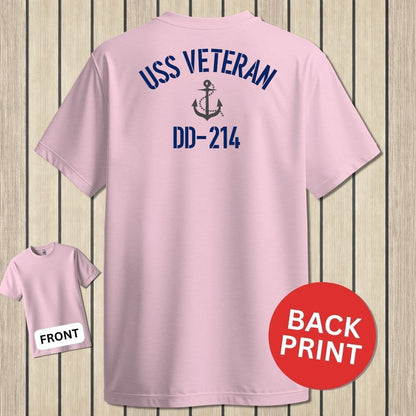 USS Veteran DD-214 - Pink